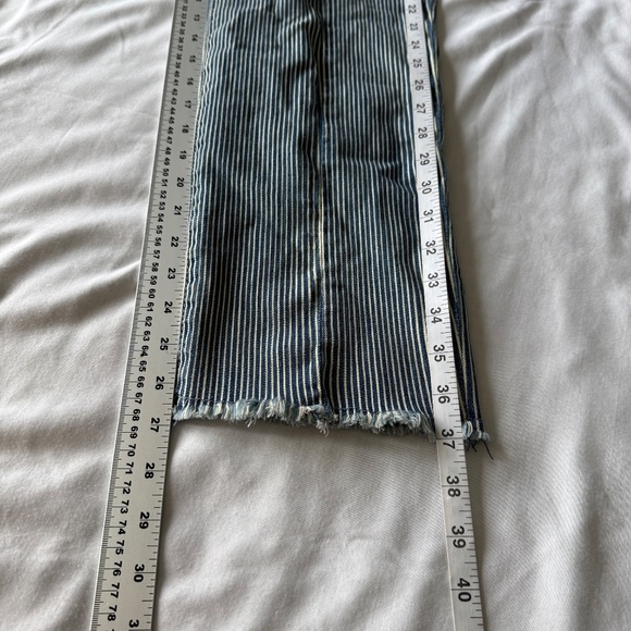 Kut From The‎ Kloth Reese High Rise Ankle Stretchy Jeans Blue Striped Festival 8 - Picture 13 of 16